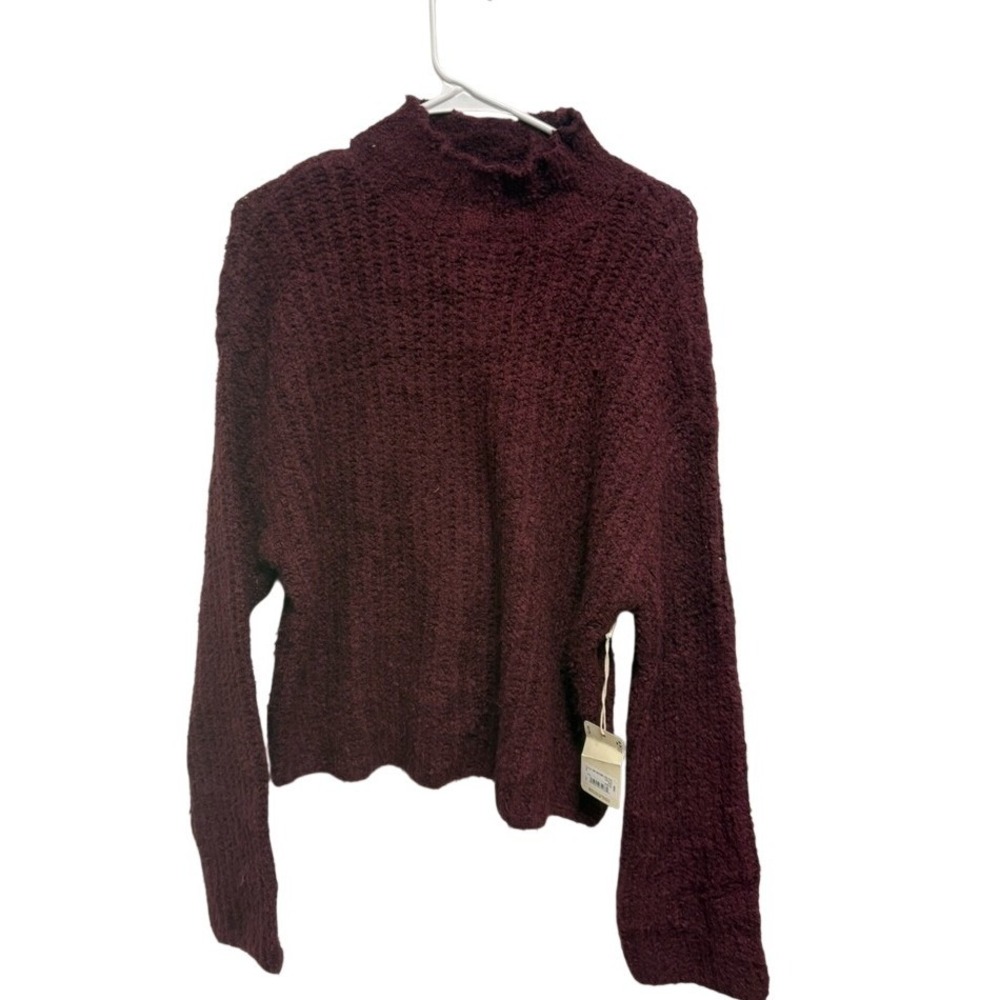 a.n.a Women's Deep Burgundy‎ Cowl Neck Sweater Size S